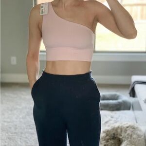 Lululemon Strawberry Milkshake One Shoulder Bra